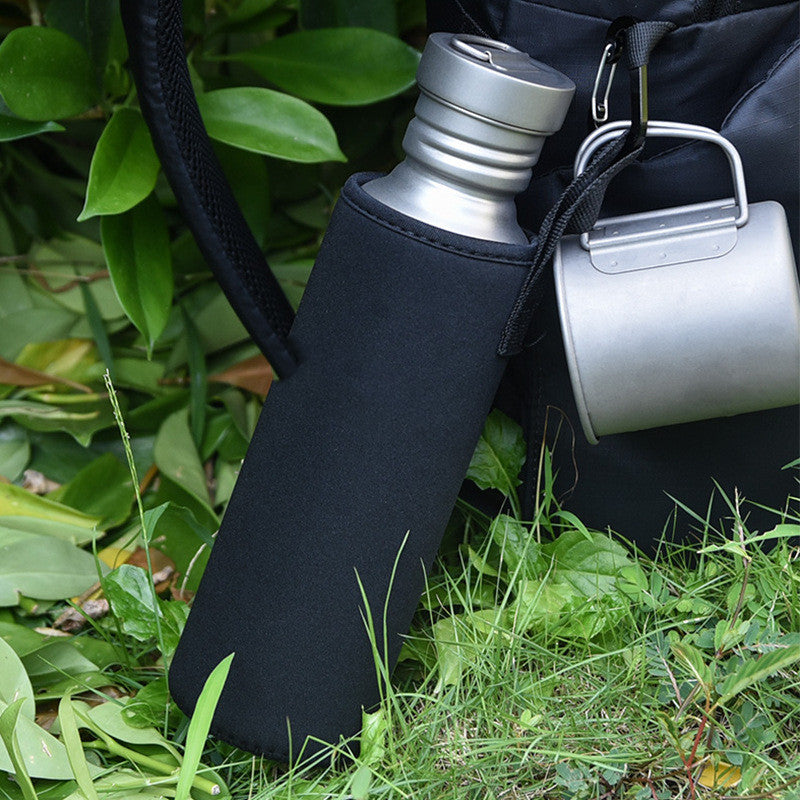 Portable Camping Outdoor Titanium Pure Titanium Water Bottle