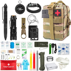 Wilderness Survival First Aid Outdoor Survival Emergency Kit