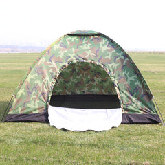 Outdoor Travel Tent 3-4 People Camouflage Mountaineering Tent Beach Camping Tent