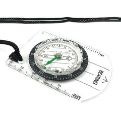 Multifunctional Transparent Plastic Compass Map Scale