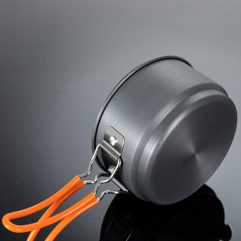 Outdoor Heat-collecting Single-pot Mountaineering Camping Cookware