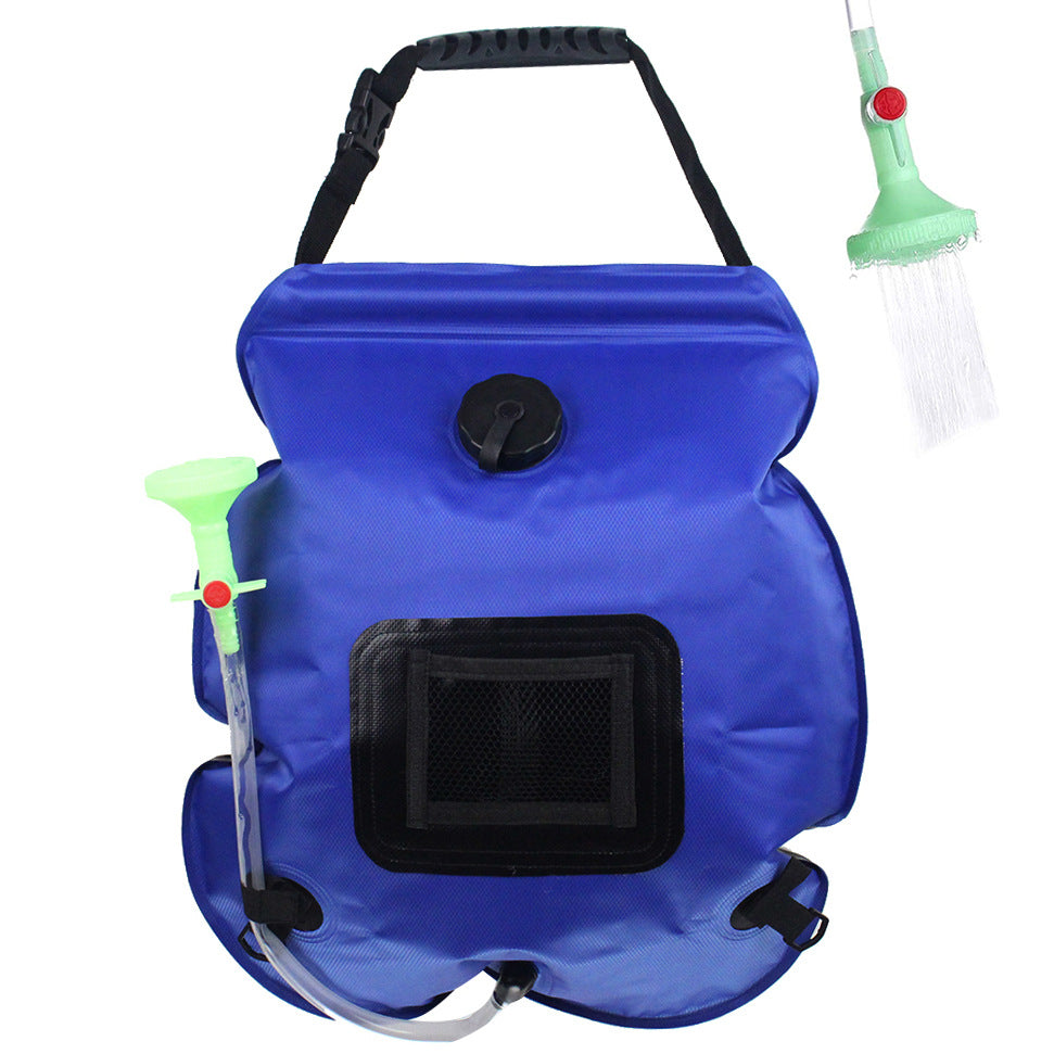 Outdoor Solar Bath Bag Camping Bath Water Storage Bag Portable 20L Bath Water Bag