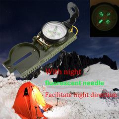 Outdoor Camping Compass, Portable Carabiner For Military Fans