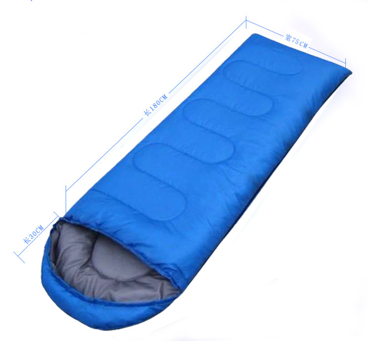 Outdoor Camping Adult Sleeping Bag Portable Light Waterproof Travel Hiking Sleeping Bag With Cap