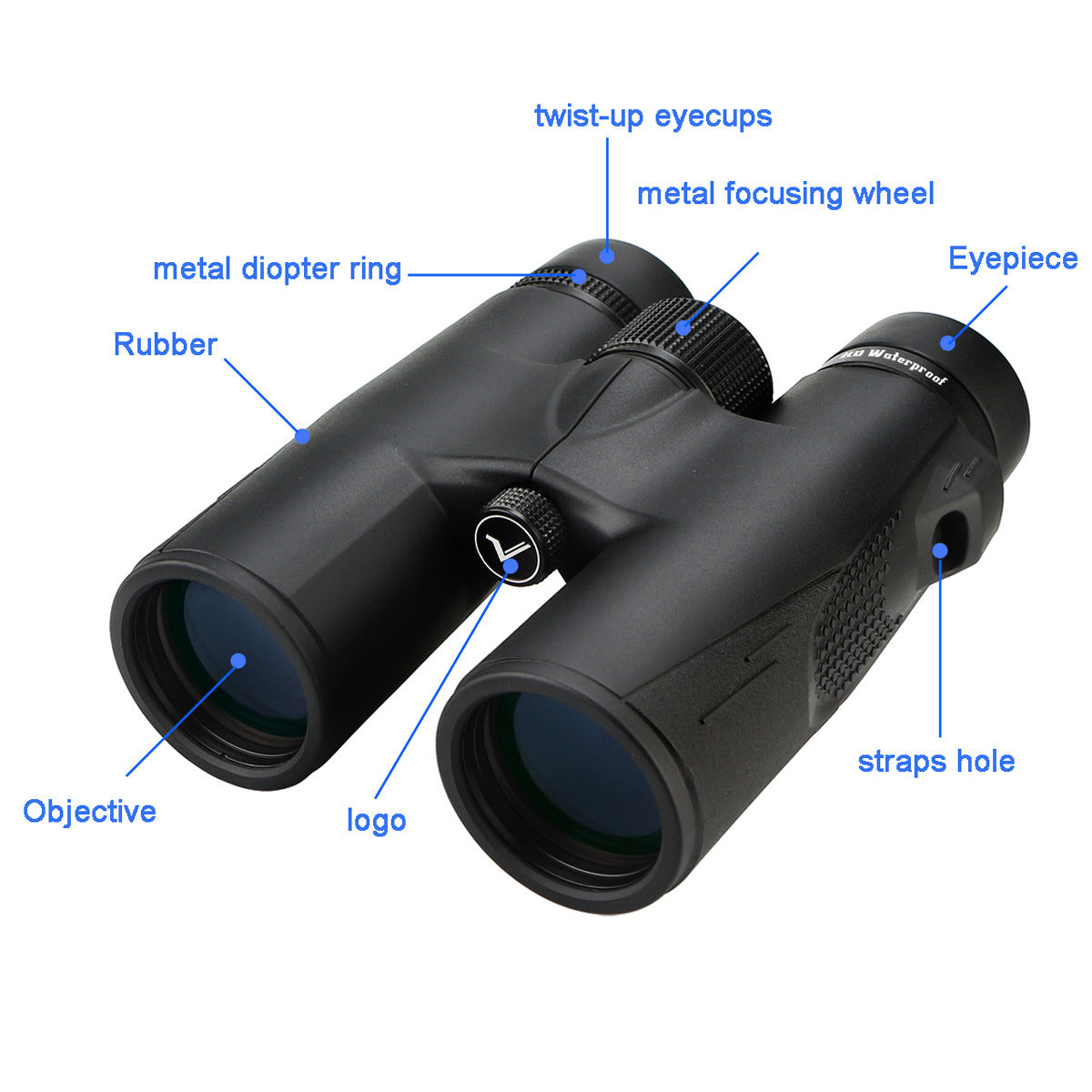 SVBONY SV47 Waterproof Binoculars HD 8x32/8x42/10x42mm Export