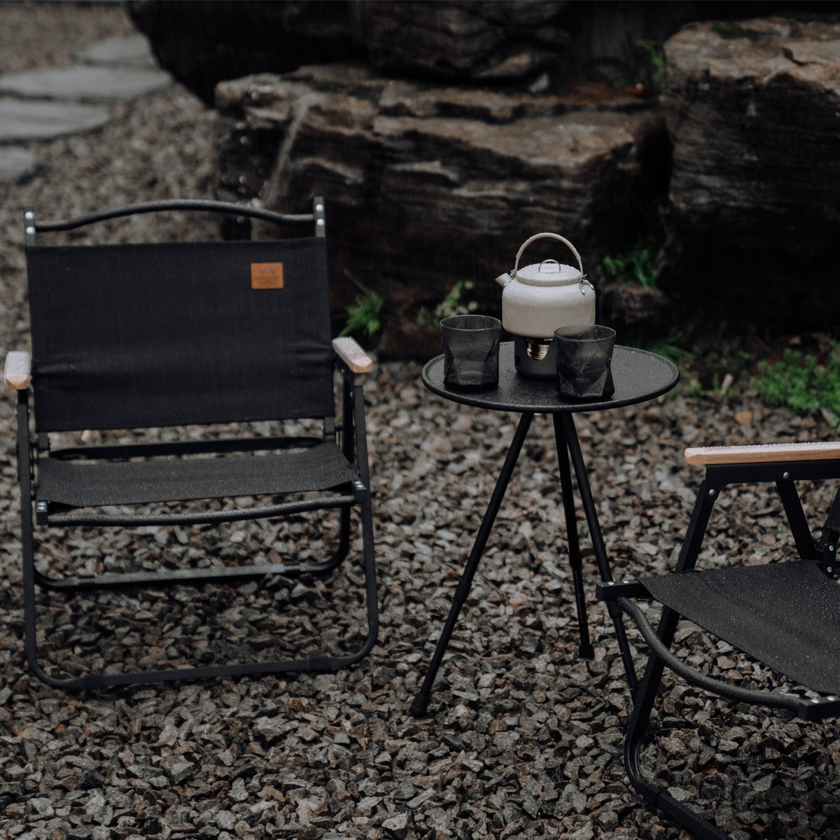 Outdoor Camping Folding Aluminum Alloy Tripod Table