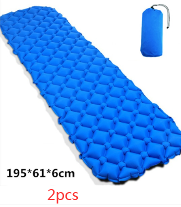 Tent Air Camping Mats Inflatable Cushion Double Outdoor 2 person Picnic Beach Two Plaid Blanket baby Pad Home Rest Soft Mattress