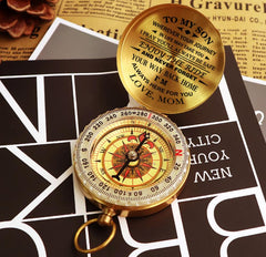 Flip Compass Outdoor Compass Pocket Watch Copper Compass