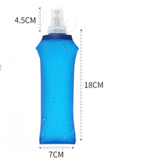 Outdoor Sports Portable Folding Water Bottle Plastic Bicycle Bottle Cycling Camping Hiking Running Water Bottle
