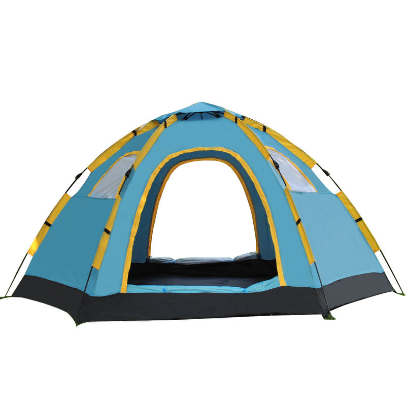 Wholesale outdoor quick tent, 5-8 people camping tent camping, lazy quicksix angle speed tent