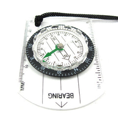 Multifunctional Transparent Plastic Compass Map Scale