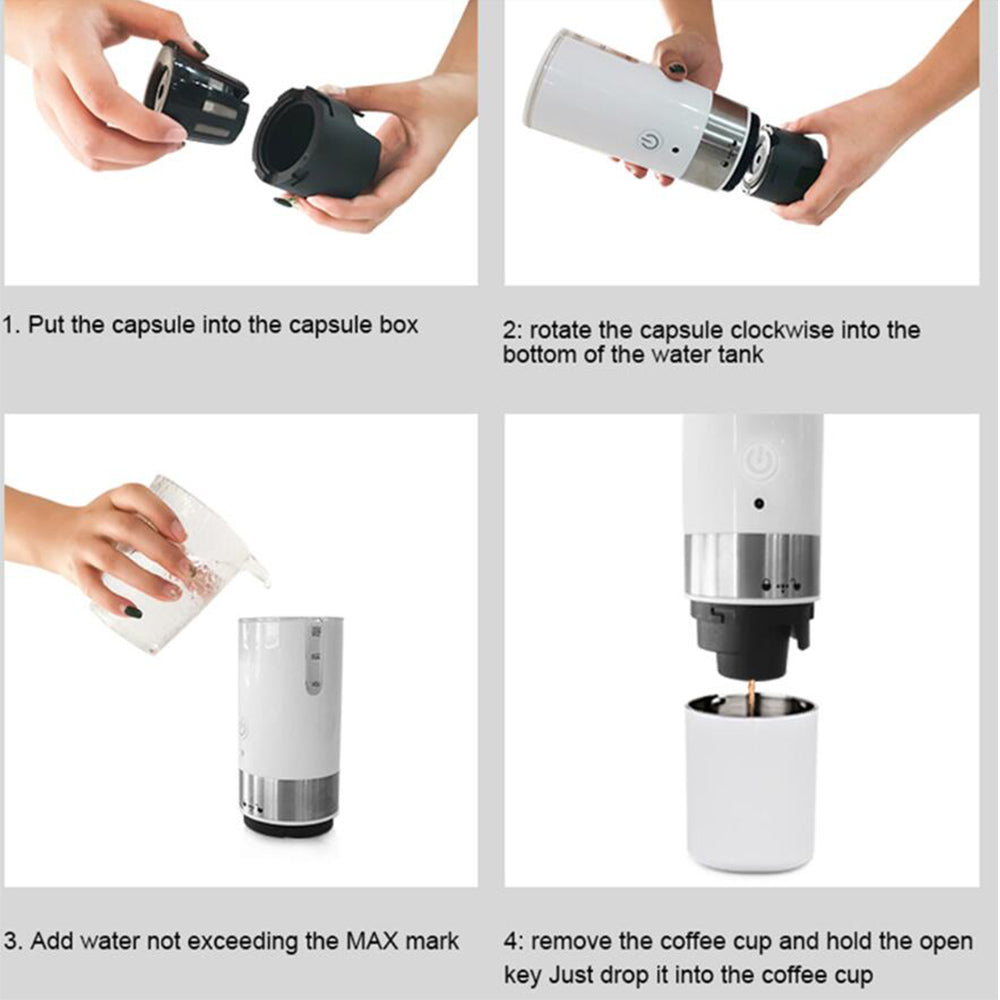 Portable Fully Automatic Coffee Machine USB Powered.