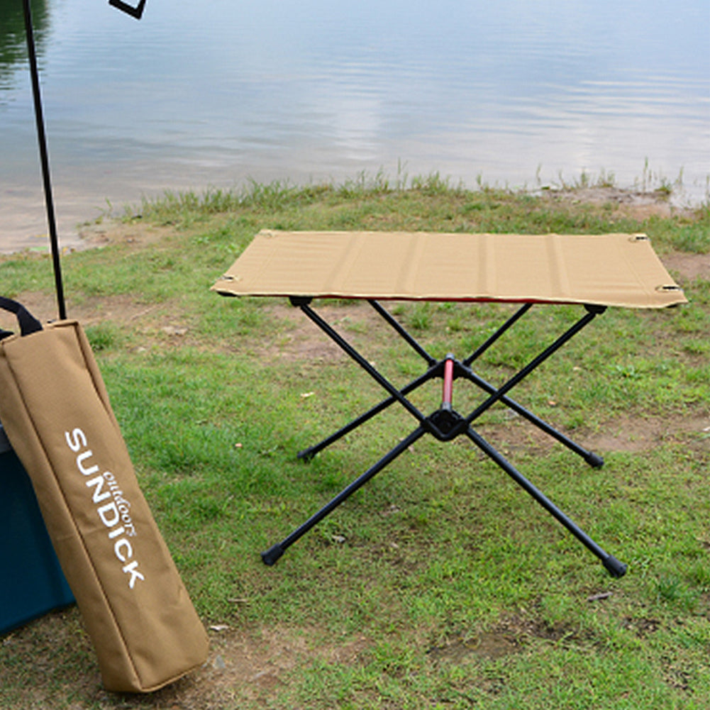 Outdoor Folding Table Camping Table Mesh BBQ Picnic Table