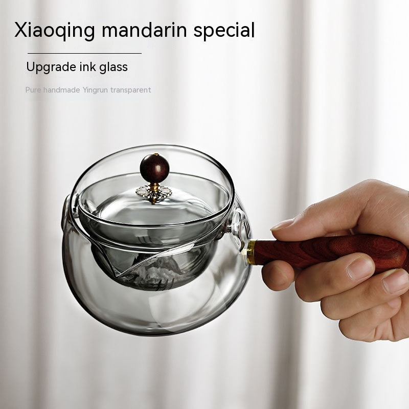 Heat-resistant Glass Teapot With Infuser