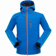 New foreign trade men outdoor mountaineering camping leisure sports clothing anti wind compound jacket soft shell jacket