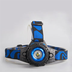 Built-in Polymer Rechargeable LED Headlamp Portable Head-mounted Focusing Outdoor Cycling Camping Major Headlamp