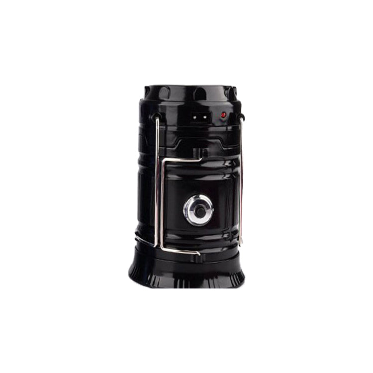 New solar charging type multifunctional telescopic camping lantern lantern outdoor camping tent lamp