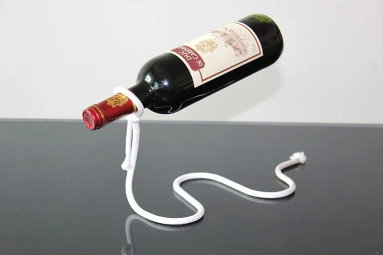Modern Floating Single Wine Bottle Holder Table Decoration