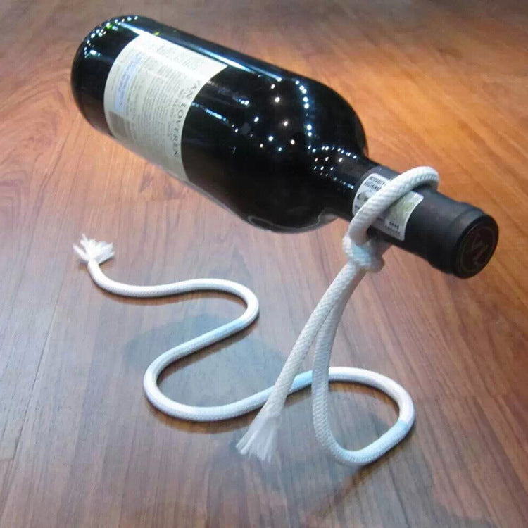 Modern Floating Single Wine Bottle Holder Table Decoration