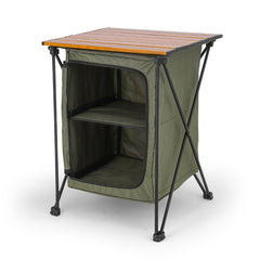 Outdoor Camping Folding Storage Cabinet Table