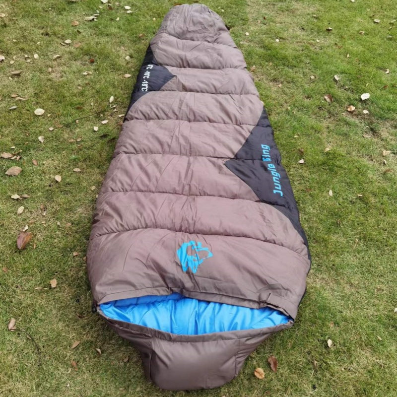 Outdoor Sleeping Bag Mummy Autumn And Winter Camping