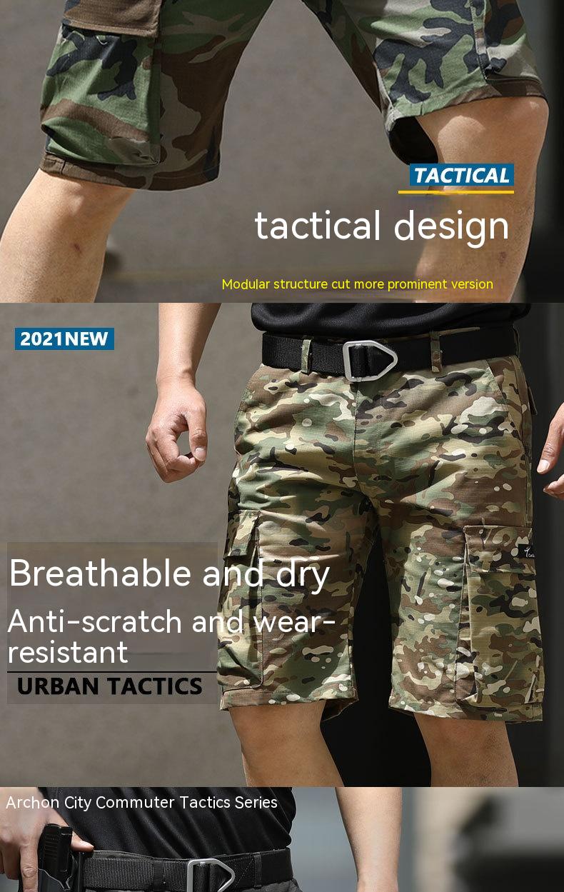 Multi-pocket Men's Summer Tactical Pants Commuter Shorts