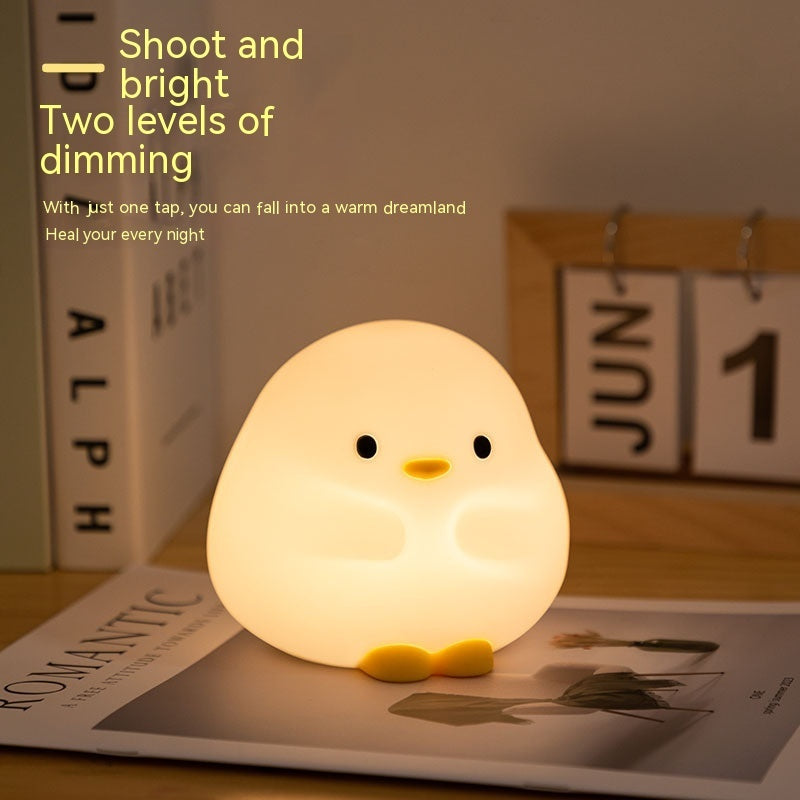 SQUISHY Lucky Duck LED Night Lamp and Decor - USB Rechargeable