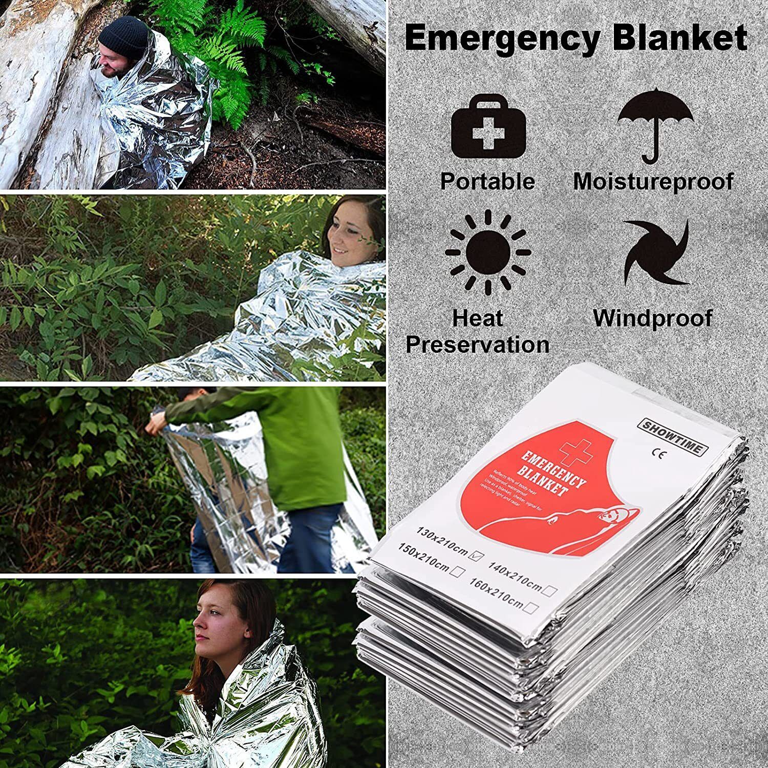 14 in 1 Outdoor Emergency Survival Gear Tool Kit
