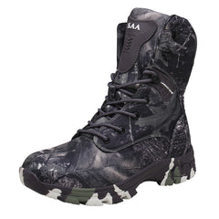 High-top Tactical Boots Men's Snow Boots Hiking Training Shoes