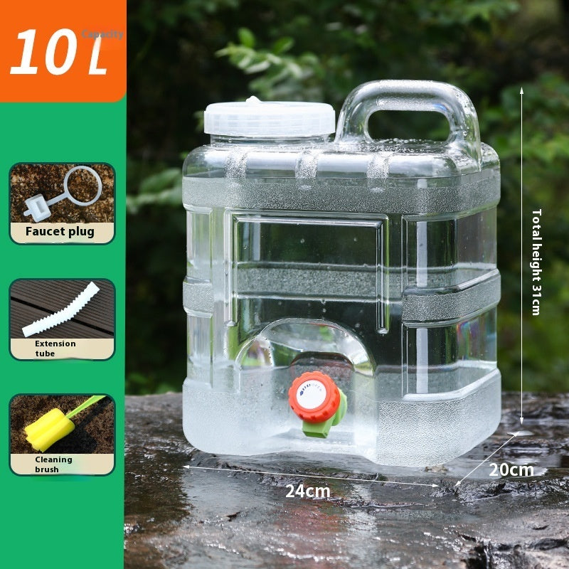 Outdoor Bucket Household Water Breaker Car Camping With Faucet